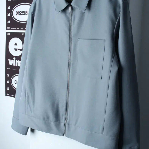 [BUNJANG] SPAO Lightweight Windbreaker Zip-Up Blouson Jacket Blue / (L) 스파오 집업 바람막이 점퍼자켓 블루종 경량 블루 놈코어-H35468