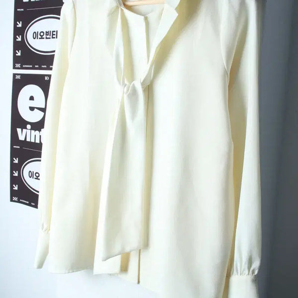 [BUNJANG] Miso Ivory Lace Blouse / W(S-M) 미쏘 셔츠 남방 블라우스 아이보리 레이스 무지-H35476