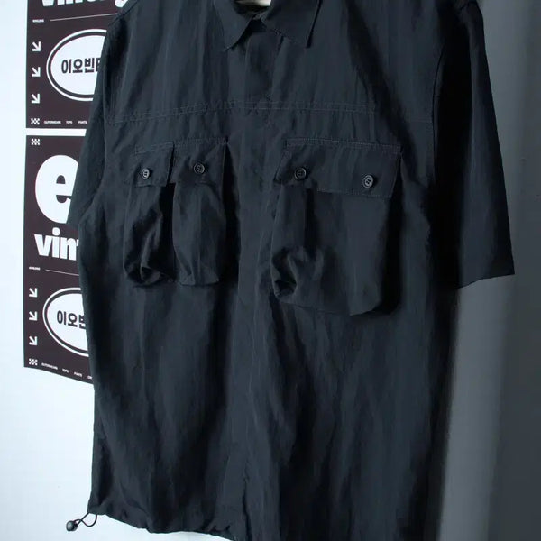 [BUNJANG] Madmars Short-Sleeve Collar T-Shirt Shirt Pocket H35480 / (M-L) 매드마르스 반팔 카라 티셔츠 셔츠 남방 포켓-H35480