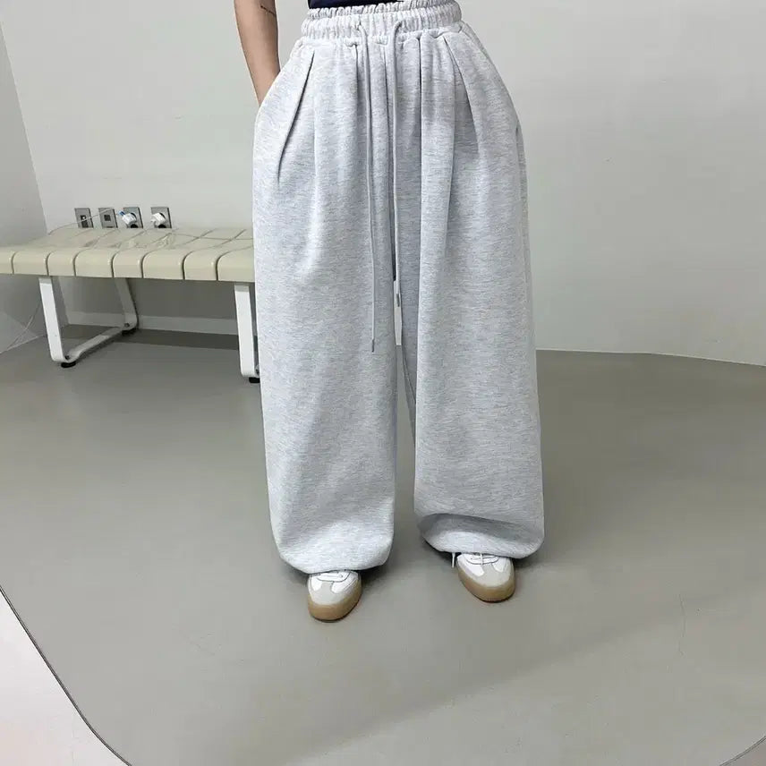 [BUNJANG] Double Pants Wide Fit Cotton Pants / 벼룩 놉 더블팬츠 백멜