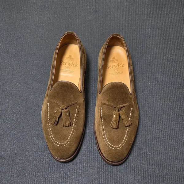 [BUNJANG] Berwick Tassel Loafers Snuff Suede Size 7.5 / 버윅 테슬로퍼 스너프 스웨이드 7 1/2