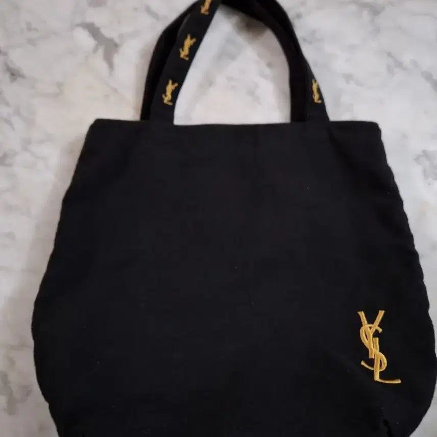 [BUNJANG] Saint Laurent YSL Logo Shoulder Bag Black / 입생로랑 YSL 로고 숄더백 블랙