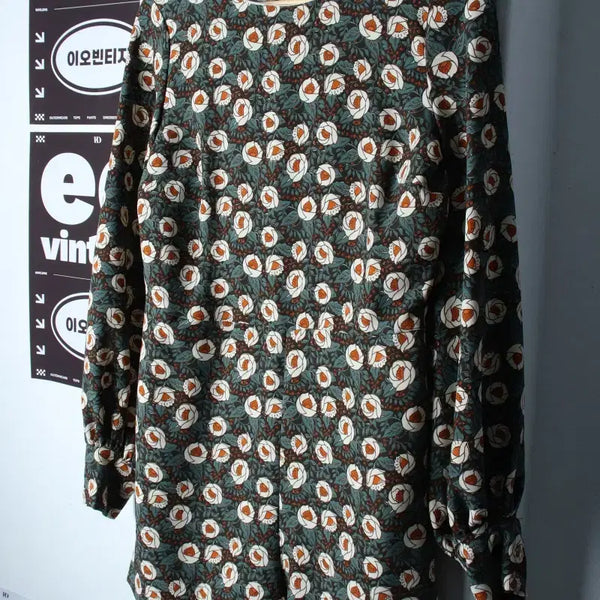 [BUNJANG] ZARA Flower Bodycon Dress / W(L) 자라 드레스 원피스 바디슈트 플라워 숏-H35493
