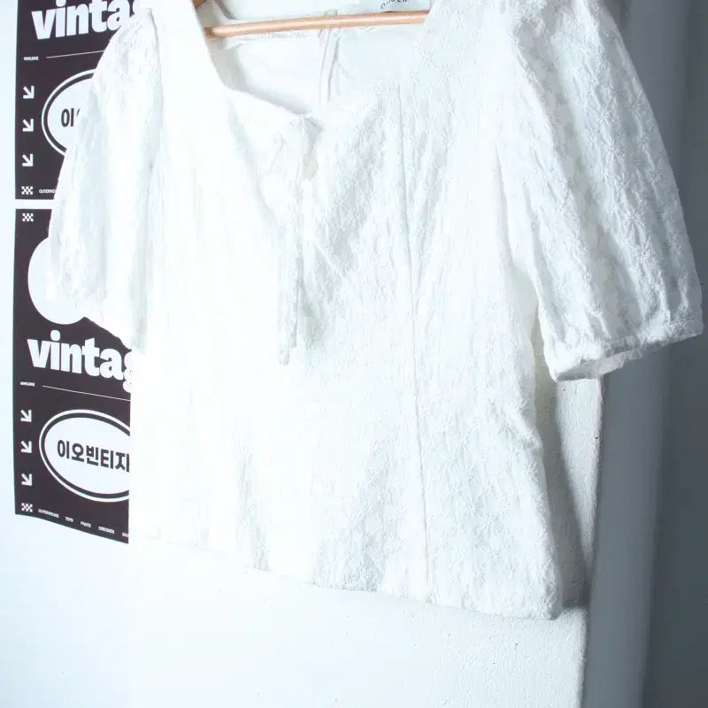 [BUNJANG] Oi-Auer Short Sleeve Polo T-Shirt / W(M) 오이아우어 반팔 카라 티셔츠 셔츠 남방 블라우스-H35498