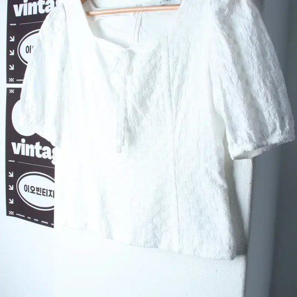 [BUNJANG] Oi-Auer Short Sleeve Polo T-Shirt / W(M) 오이아우어 반팔 카라 티셔츠 셔츠 남방 블라우스-H35498