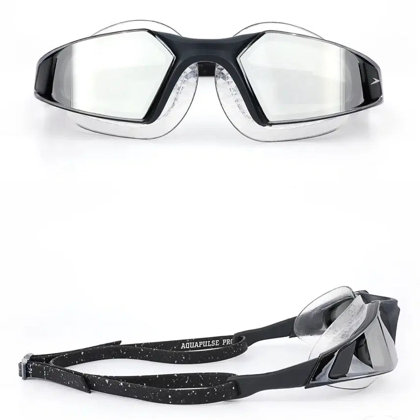 [BUNJANG] Speedo Aquapulse Pro Mirrored Goggles (Asian Fit) - Oxidized Grey / 스피도 아쿠아펄스 프로 미러수경(아시안핏) 옥시드그레이