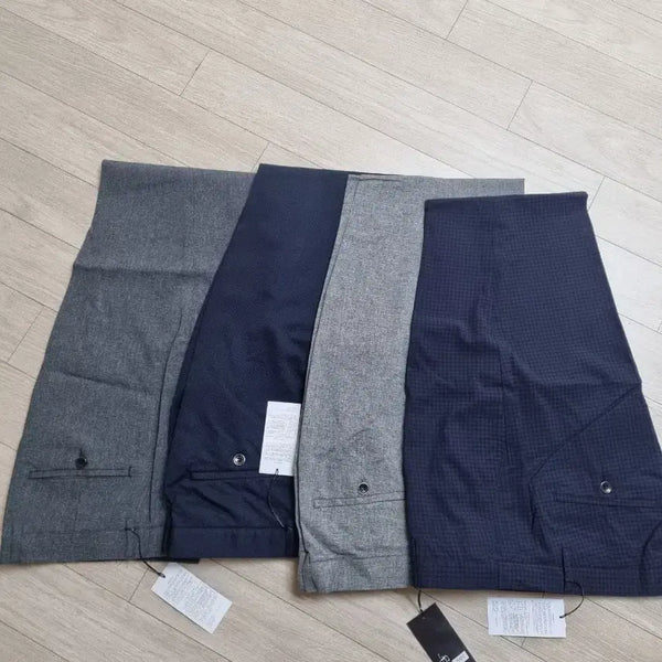 [BUNJANG] Men's Summer Suit Pants 4-Piece Set / 남성여름정장 바지 4종 세트