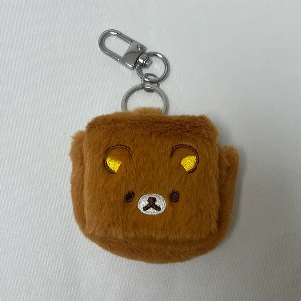 [BUNJANG] Rilakkuma Brown Airpods Keychain Case / 리락쿠마 갈색 에어팟 키링 케이스