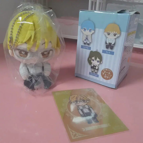 [BUNJANG] Frieren: Beyond Journey's End Land Plush Charm & Clear Card Bundle / 정품 최저가 일괄) 장송의 프리렌 오시와리 누이구루미 란트 인형 키링과 클리어 카드