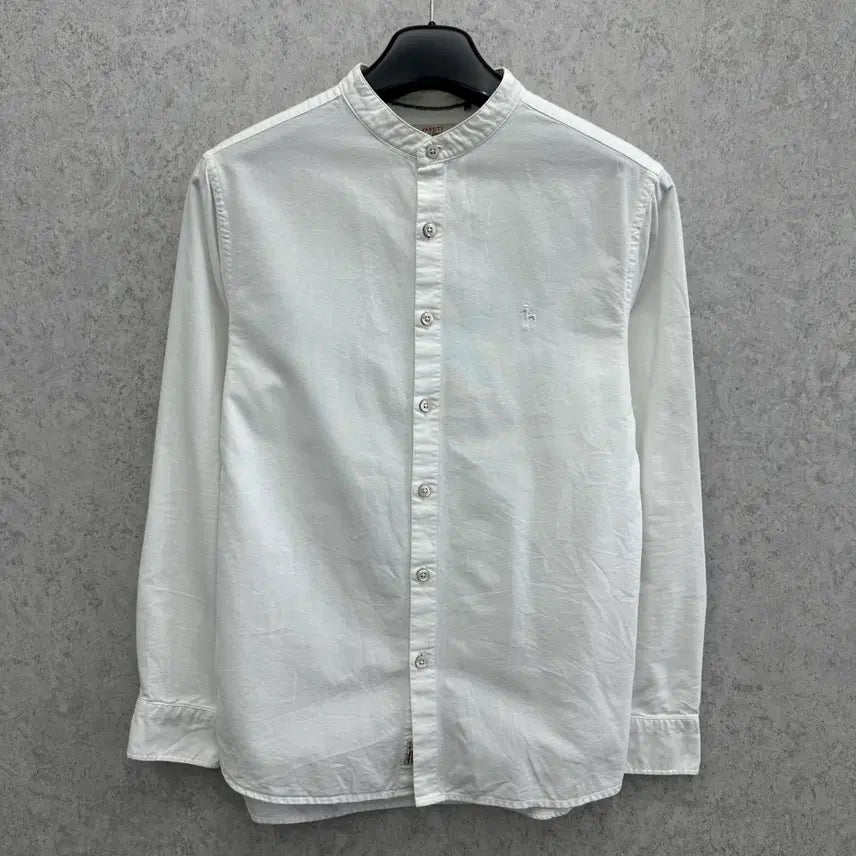[BUNJANG] Hazzys Men's Size 95/M Oxford Shirt with Mandarin Collar / 95 헤지스 남자 차이나카라 옥스포드 셔츠