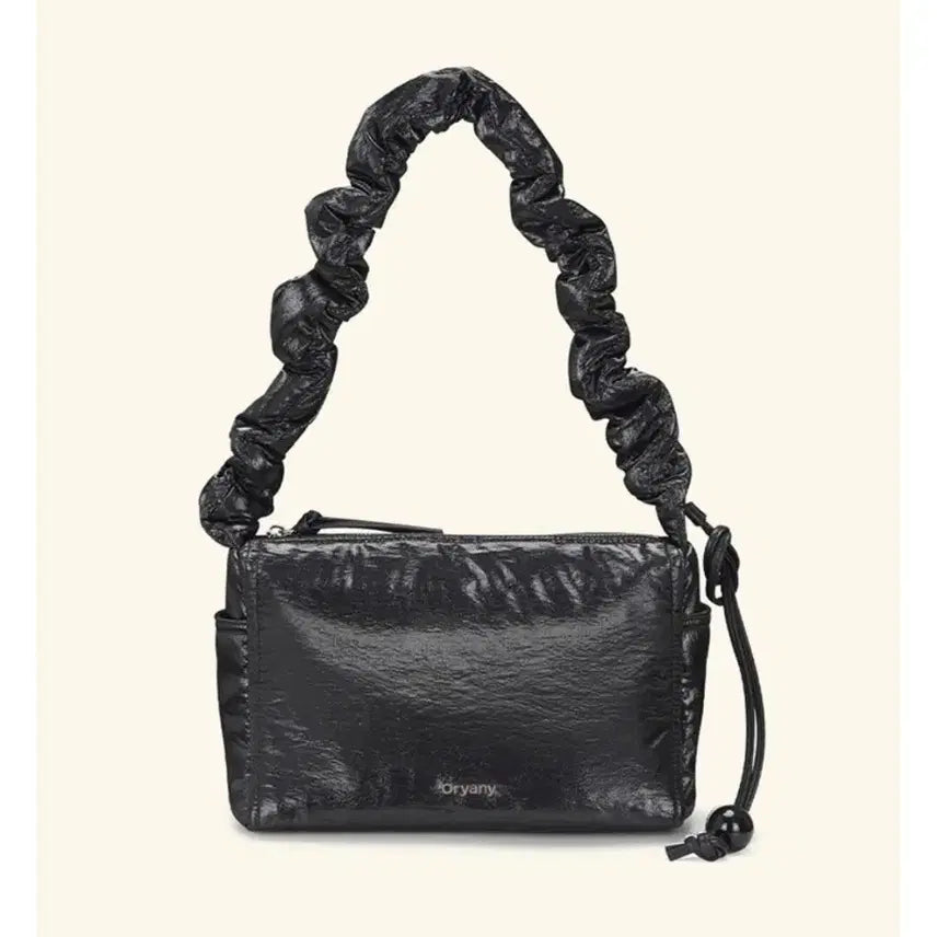 [BUNJANG] Oryany Scrunch Shoulder Bag Black / 오야니 스크런치 숄더백 블랙
