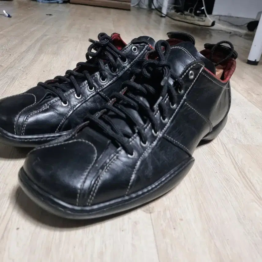 [BUNJANG] Kenneth Cole Black Leather Shoes Sneakers Dress Shoes / 케네스콜 블랙 레더 슈즈 스니커즈 구두