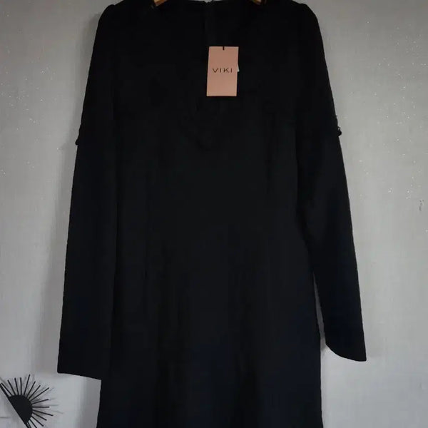[BUNJANG] Vicky Black Dress Size 66 / 미착용 비키 블랙원피스 66