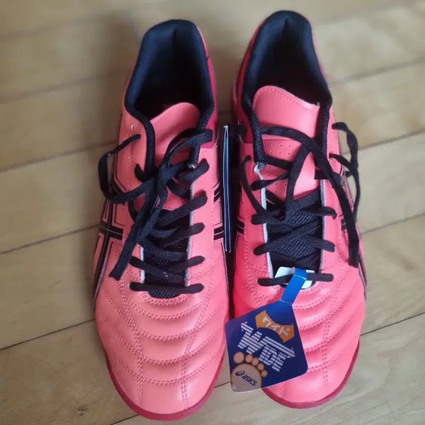[BUNJANG] ASICS Futsal Shoes Coral Black Wide / 아식스 풋살화 코랄 블랙 와이드