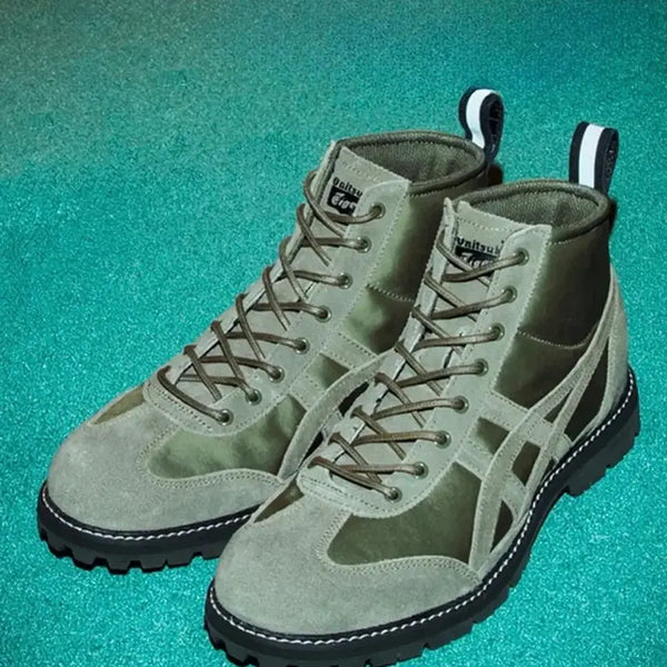 [BUNJANG] Onitsuka Tiger Mexico Rincon Boots Khaki Suede Nylon / 오니츠카타이거 멕시코 린칸 부츠