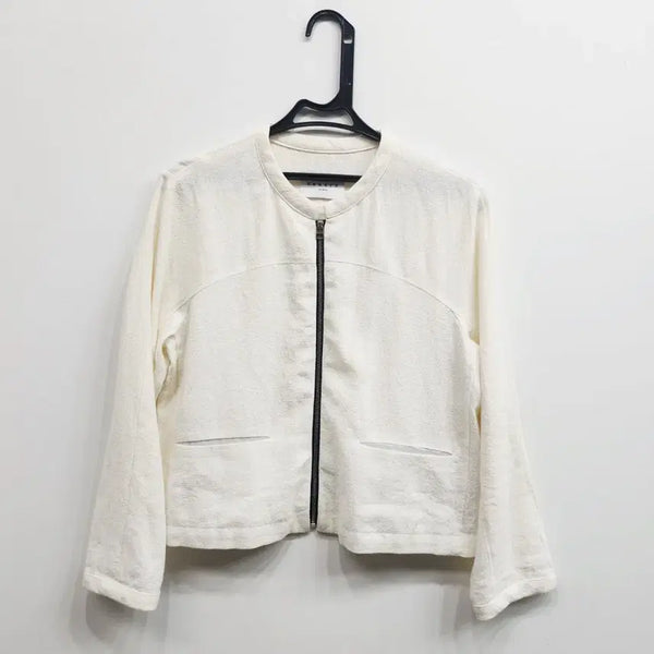 [BUNJANG] Sandro Women's Linen Zip-Up Jacket / 산드로 마 자켓 55 여자 린넨 집업 재킷 55