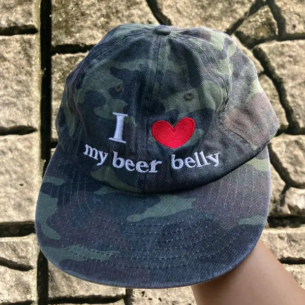[BUNJANG] Mars Company 'I Love My Beer Belly' Camo 6-Panel Cap / 마스컴퍼니 i love my beer belly 카모 6패널캡 볼캡 모자
