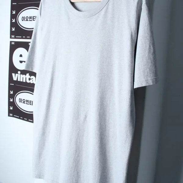 [BUNJANG] Uniqlo U Line Short-Sleeve T-Shirt Mélange Gray (XL-2XL) / (XL-2XL) 유니클로 반팔 티셔츠 U라인 멜란지 그레이-H35428