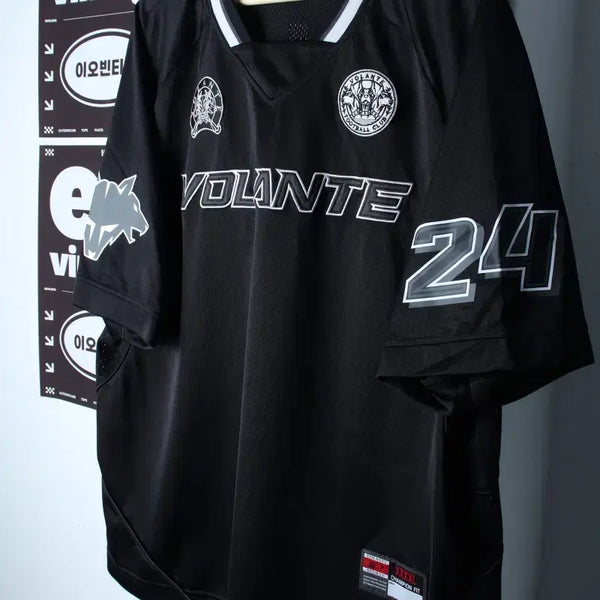 [BUNJANG] Volante Half Sleeve T-Shirt Football Jersey Satin Field Trimming Jersey H35435 / (F) 볼란테 반팔 티셔츠 풋볼져지 새틴 필드 트레이밍 져지-H35435