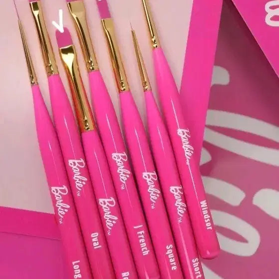 [BUNJANG] Barbie Gel Nail Brush Set / 바비 젤 네일 브러쉬