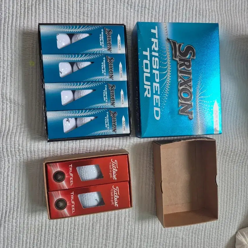 [BUNJANG] Srixon Trispeed Tour Golf Balls & Titleist TruFeel Golf Balls Set / 스릭슨 트라이스피드 투어 골프공 / 타이틀리스트 트루필 골프공