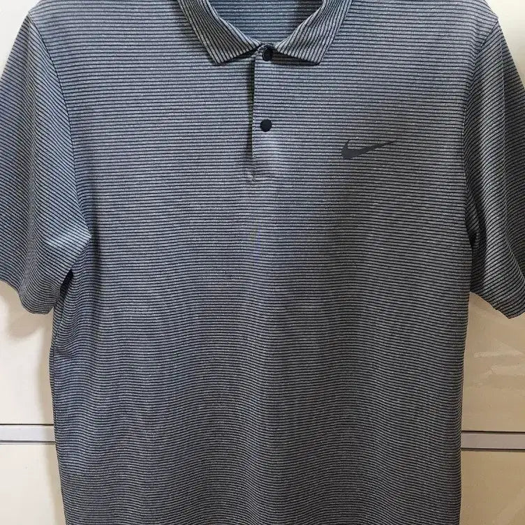 [BUNJANG] Nike Golf Dri-FIT Short Sleeve Polo Shirt Heather Grey / 나이키 골프 드라이핏 반팔 카라티 셔츠 멜란지 회색