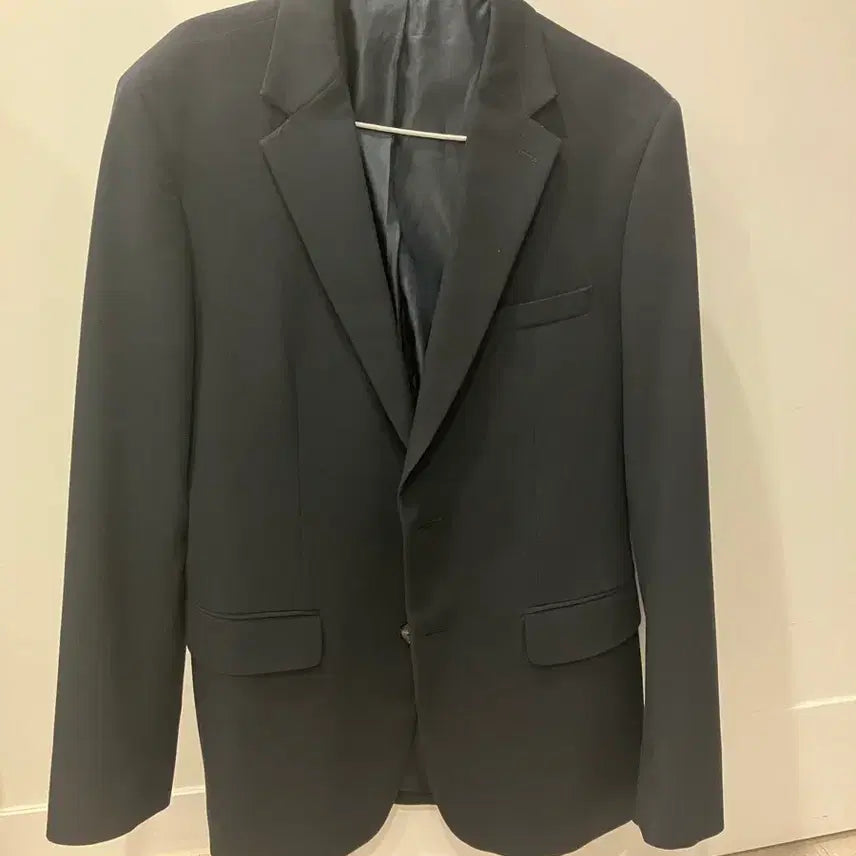 [BUNJANG] STCO Men's Dark Navy Blazer Jacket 105 / STCO 남성 다크네이비(블랙에 가까운) 정장 자켓 블레이져 105