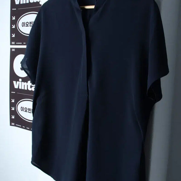 [BUNJANG] She's Smith Short Sleeve Collar T-Shirt / W(S-M) 쉬스미스 반팔 카라 티셔츠 셔츠 남방 블라우스-H35457