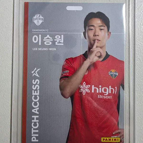 [BUNJANG] Lee Seung-won 2026 K League Pitch Access Silver Card / 2026 k리그 파니니 이승원 Pitch Access 실버 강원fc