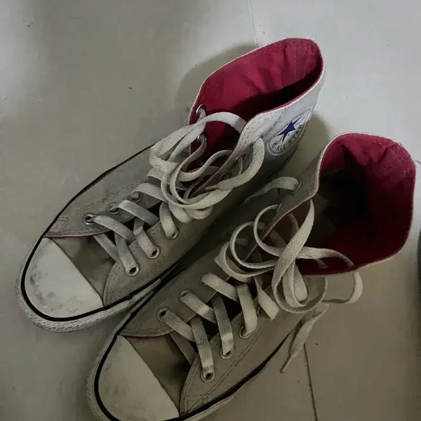 [BUNJANG] Converse Chuck Taylor All Star High Top Sneakers - Grey (260mm) / 컨버스 하이탑 스니커즈 회색 260