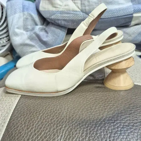 [BUNJANG] Lanvin Collection Women's Wooden Heel Sandals / 랑방컬렉션    샌들구두