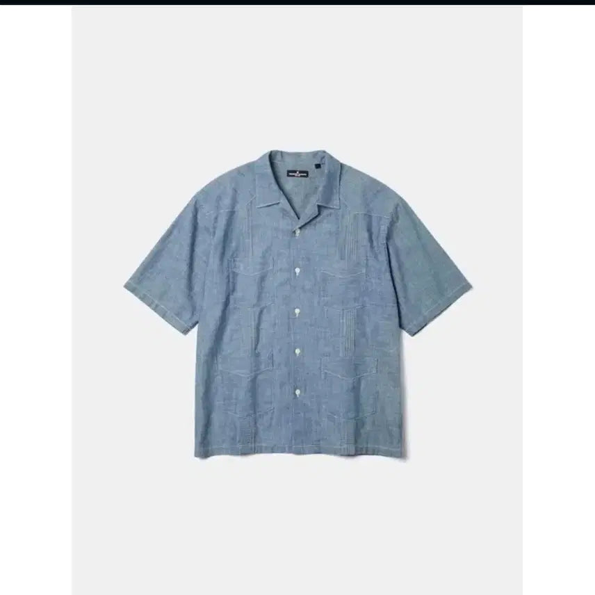 [BUNJANG] Engineered Garments Kuba Shirt Blue S / GU 엔지니어드가먼츠 가먼츠 쿠바 셔츠 블루 S