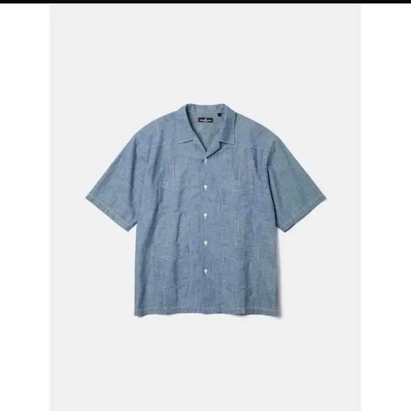 [BUNJANG] Engineered Garments Kuba Shirt Blue S / GU 엔지니어드가먼츠 가먼츠 쿠바 셔츠 블루 S
