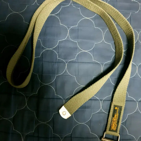 [BUNJANG] Original Design Military Rolling Web Belt Khaki / 오리지널/디자인 밀리터리 롤링 웹 벨트 카키