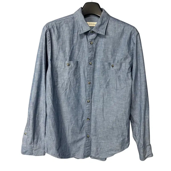 [BUNJANG] Giordano Chambray Shirt / L 지오다노 포켓 샴브레이 셔츠