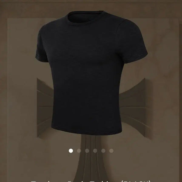 [BUNJANG] Rapinato Basic T-Shirt Black Size 52 / 라피나토 베이직 티셔츠(블랙) 52사이즈 새제품 판매