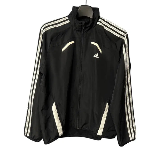 [BUNJANG] Adidas Logo Black Windbreaker Jacket / 100 아디다스 로고 블랙 바람막이 자켓