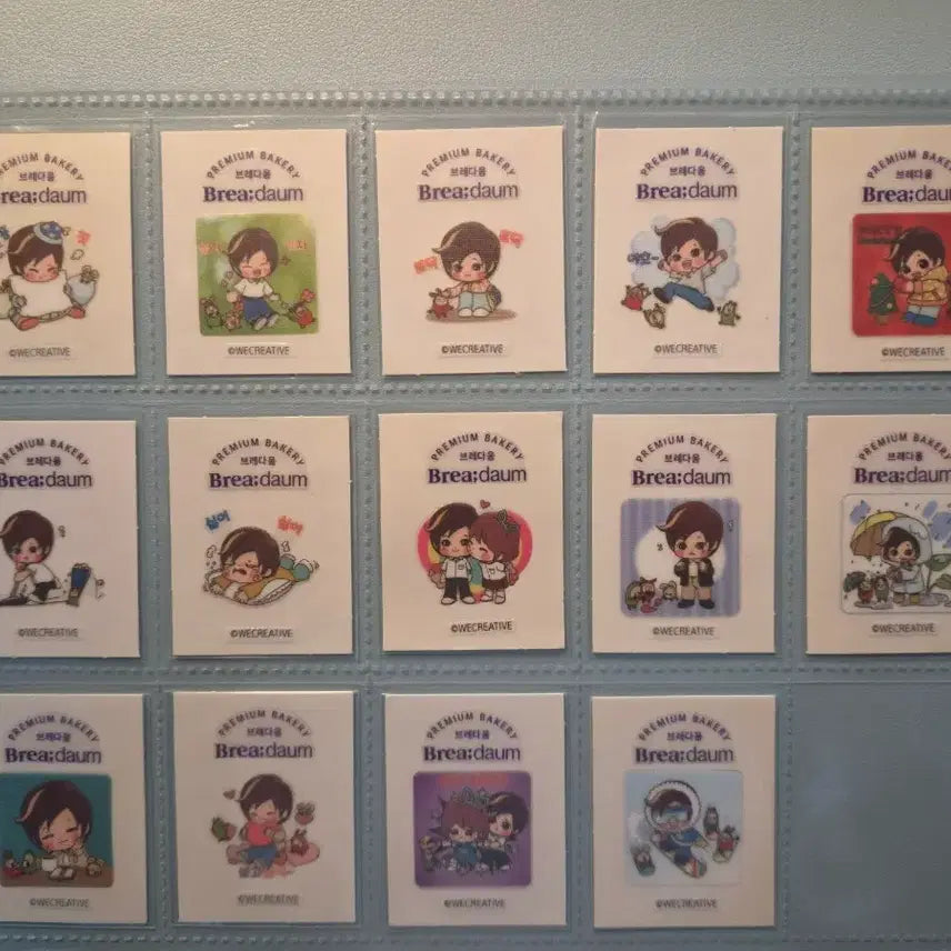 [BUNJANG] Twenty-Five Twenty-One Bredium Sticker Set (14 Types) / 스물다섯 스물하나 브레다움 띠부씰 14종 세트