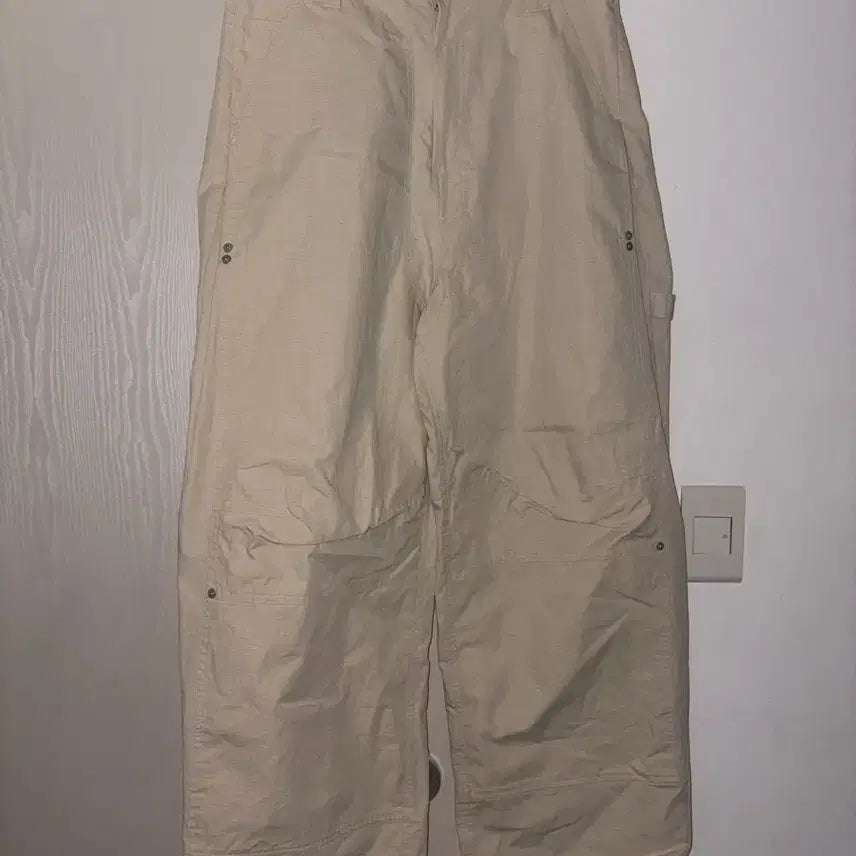 [BUNJANG] EA Carpenter Pants Beige / 이에이 맥 카펜터 팬츠 베이지