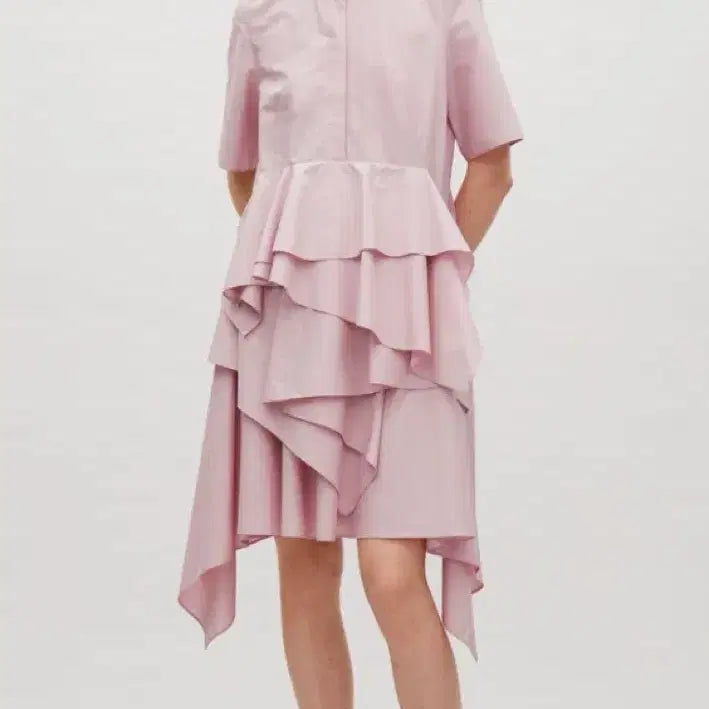 [BUNJANG] COS Shirring Shirt Dress / 코스 셔츠 셔링 원피스