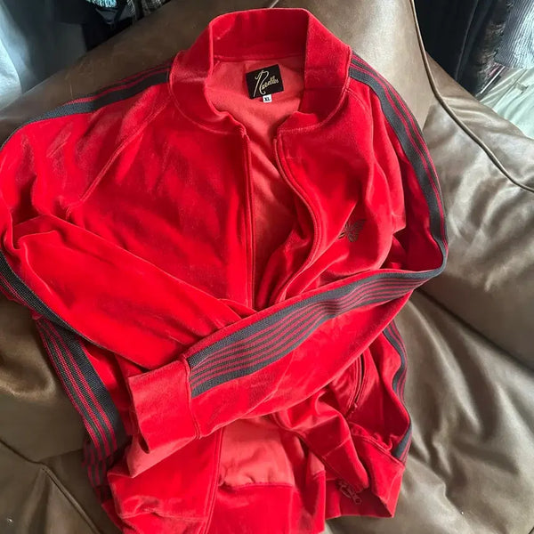 [BUNJANG] Needles Velour Track Jacket XL / 니들스 벨루어 트랙자켓 XL