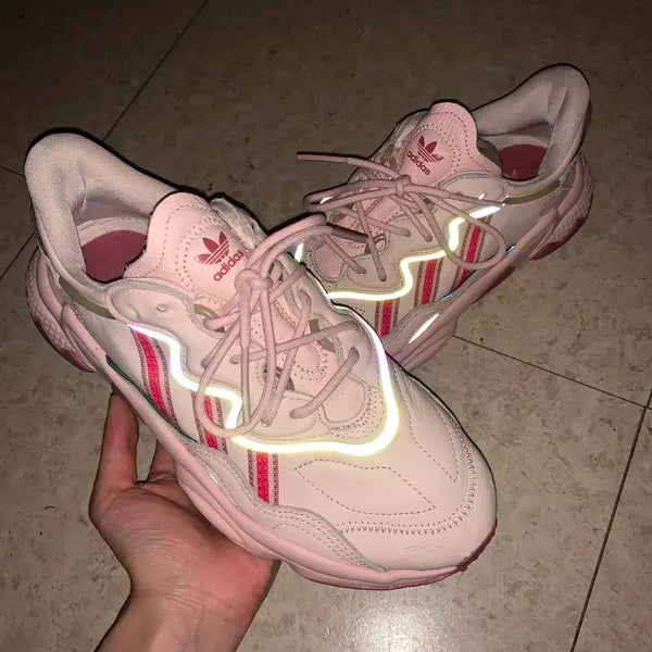 [BUNJANG] Adidas Ozweego 250mm Pink Scotch Glow Running Shoes Sneakers / 새상품 아디다스 250 오즈위고 핑크 스카치 야광 런닝화 스니커즈