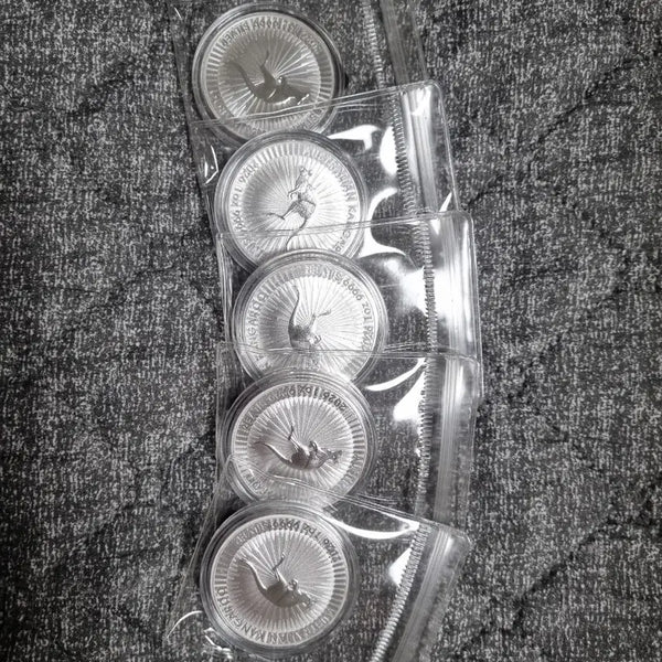 [BUNJANG] Australia Kangaroo Silver Coin 1oz (2026) - 5 Pieces / 호주 캥거루 실버 코인 2026년 1온스 5개