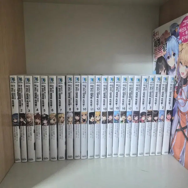 [BUNJANG] KonoSuba Light Novel Vol. 1-17 + Spin-offs / 코노스바 라노벨 1~17권 외전 등등