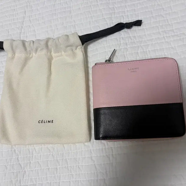 [BUNJANG] Celine Two-Tone Bi-Fold Wallet / 정품셀린느반지갑