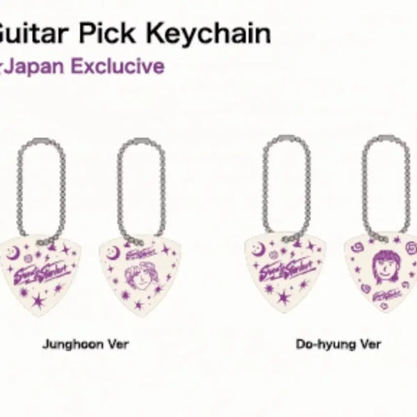 [BUNJANG] Jannabi Asian Tour Tokyo Guitar Pick Keyring Bundle Set (Jeonghoon & Dohyeong) / 잔나비 아시아투어 도쿄 md 기타 피크 키링 일괄(정훈도형)
