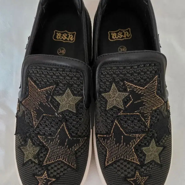 [BUNJANG] ASH Star Pattern Jedi Slip-On Sneakers / ASH 별 패턴 제다이 슬립온
