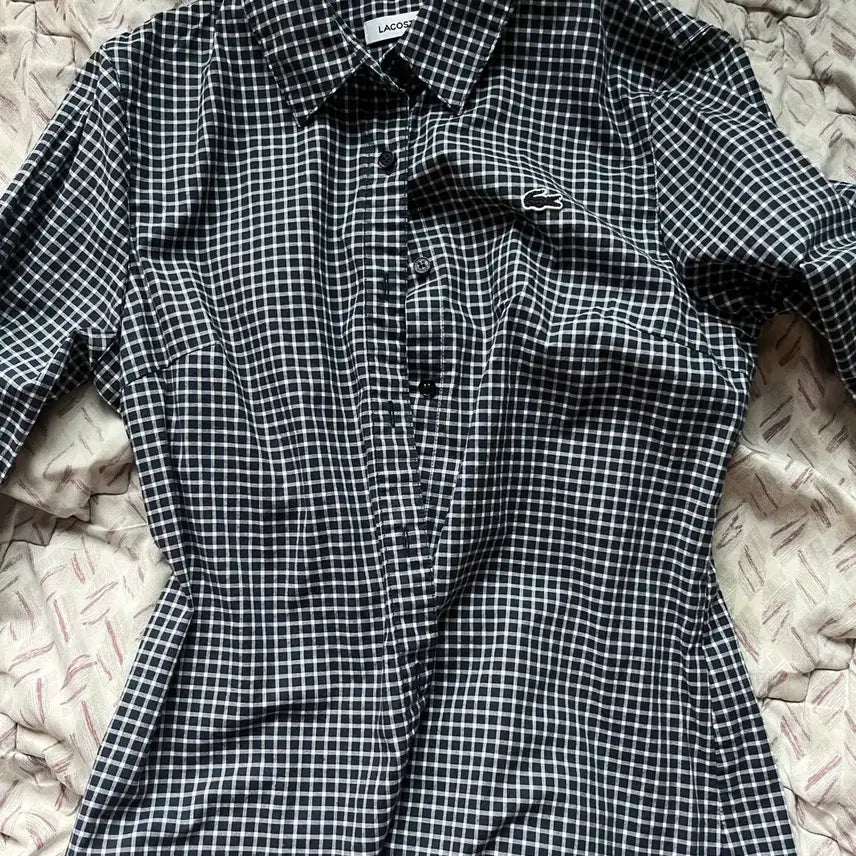 [BUNJANG] Lacoste Check Shirt / 라코스테 체크 셔츠 남방