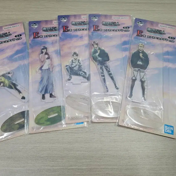 [BUNJANG] Attack on Titan Ichiban Kuji E Prize Acrylic Stand Full Set / 진격의거인 제일복권 e상 아크릴스탠드 풀세트