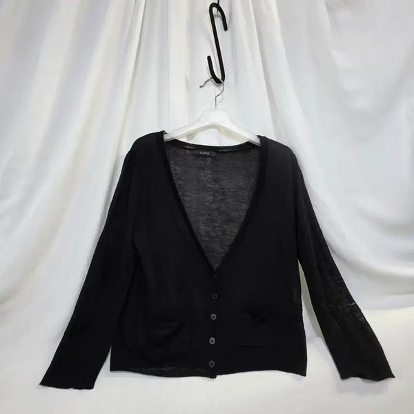 [BUNJANG] Clovis Black Cardigan (Free Size) / CLOVIS블랙 가디건F